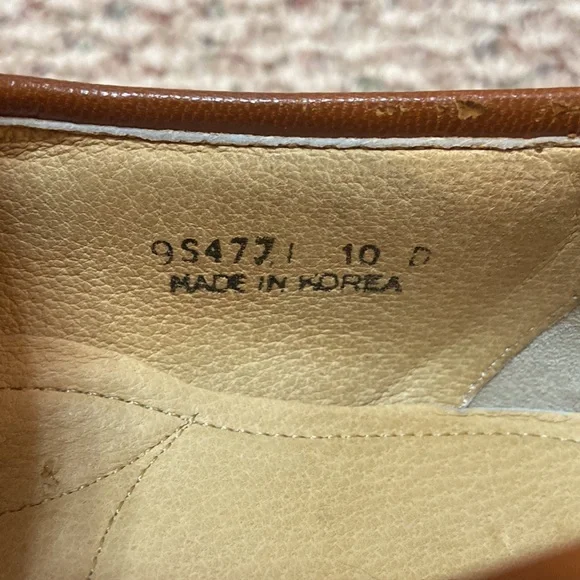 Jarman Mens Tan Genuine Kidskin Loafer Dress Shoes US 10 D brown - Picture 8 of 10